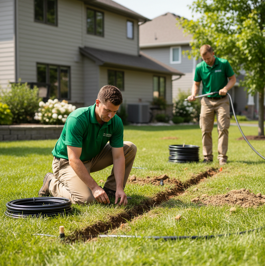 Irrigation system installation