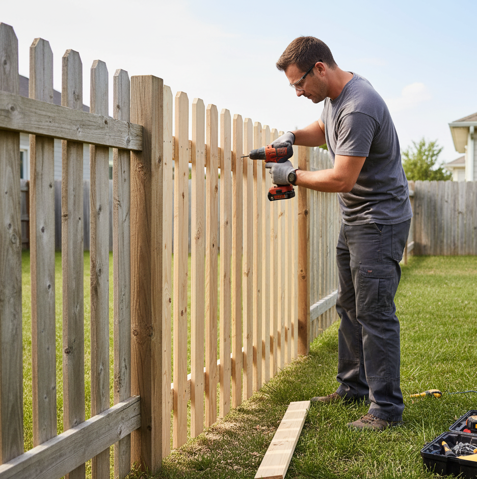 Wood Fence Repair